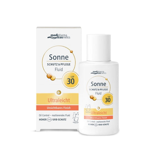 Medipharma Cosmetics Sonne Schutz & Pflege Fluid LSF 30 ultraleicht mit unsichtbarem Finish, 50 ml Lösung