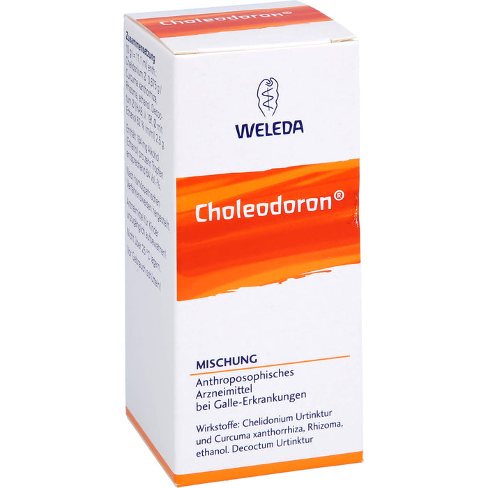 WELEDA Choleodoron Mischung bei Galle-Erkrankungen, 50 ml Solution