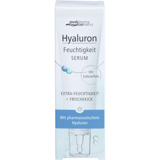 Medipharma Cosmetics Hyaluron Feuchtigkeit Serum Extra-Feuchtigkeit und Frischekick, 30 ml Gel