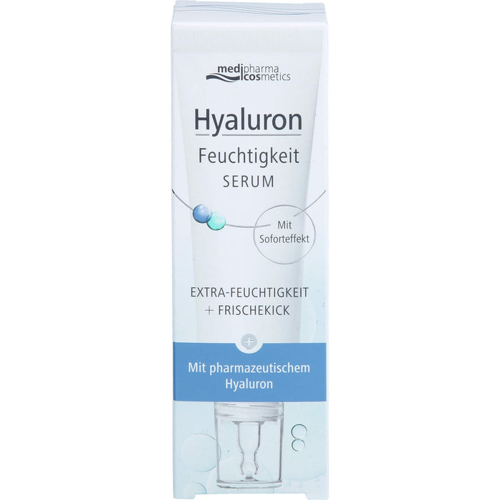 Medipharma Cosmetics Hyaluron Feuchtigkeit Serum Extra-Feuchtigkeit und Frischekick, 30 ml Gel