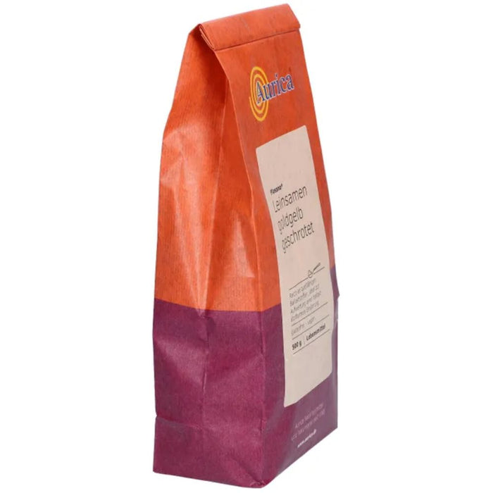 Aurica Flosano Leinsamen geschrotet, 500 g Pulver