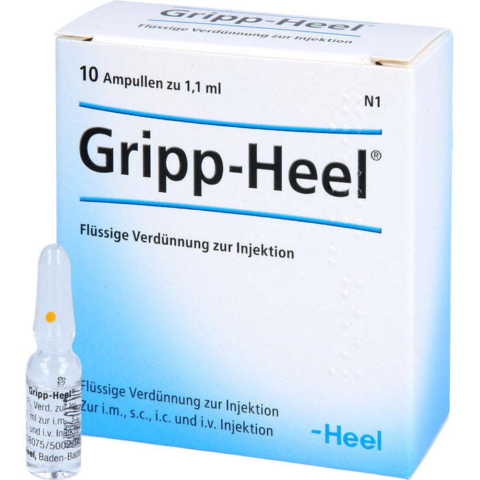 Gripp-Heel flüssige Verdünnung, 10 pc Ampoules