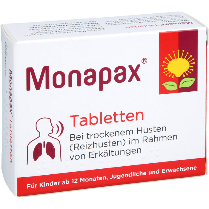 Monapax Tabletten bei trockenem Husten, 100 St. Tabletten