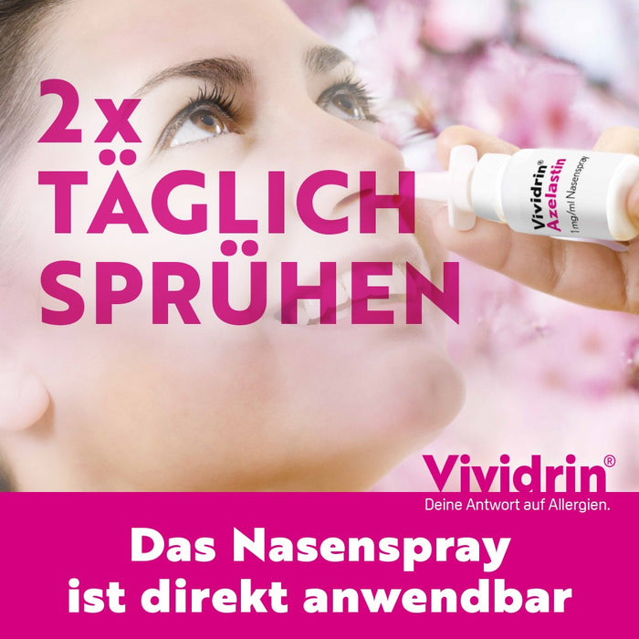 Vividrin Azelastin Kombipackung Augentropfen und Nasenspray, 1 pcs. Combipack