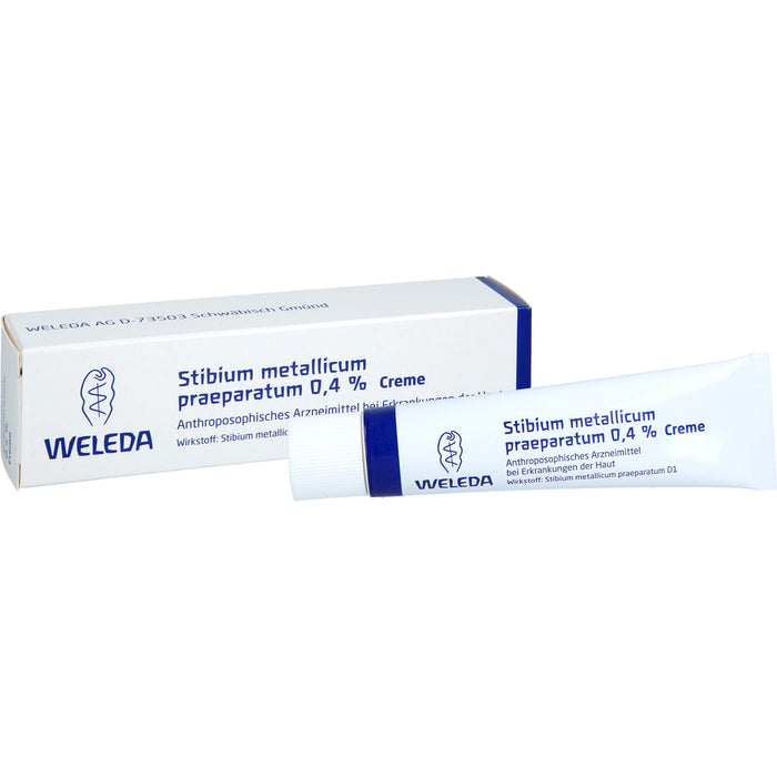 Stibium met. praep. 0.4% WELEDA Creme, 25 g Creme