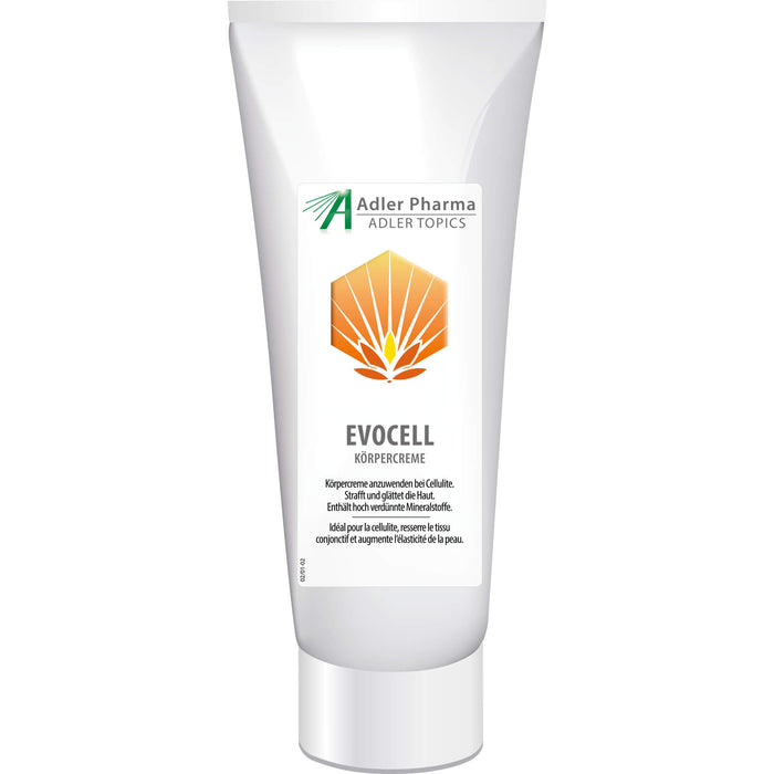 EVOCELL Körpercreme strafft das Bindegewebe und steigert die Elastizität der Haut, 200 ml Creme