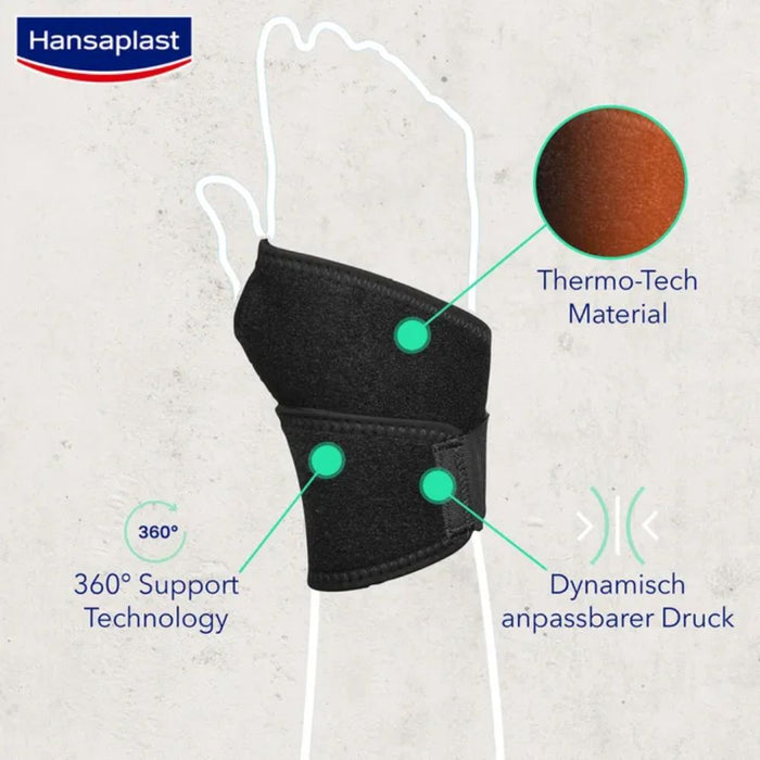 Hansaplast Handgelenk-Bandage verstellbar, 1 pc Bandage