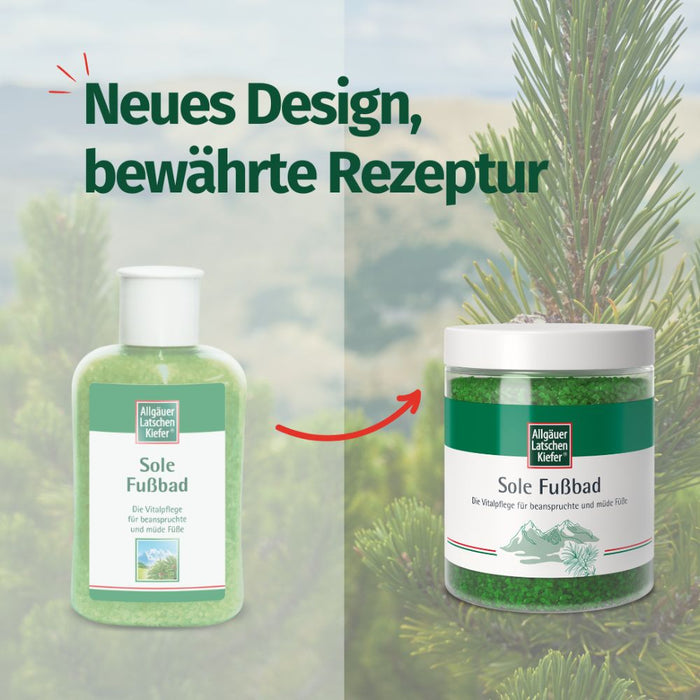 Allgäuer LK Sole Fußbad, 350 g Additif pour le bain