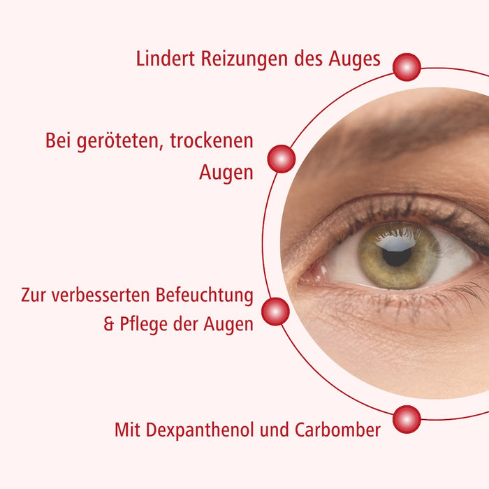 DR. THEISS Hydro med Red Augentropfen lindert Reizungen, 10 ml Solution