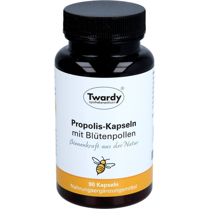 Twardy Propolis Kapseln mit Blütenpollen, 90 St. Kapseln