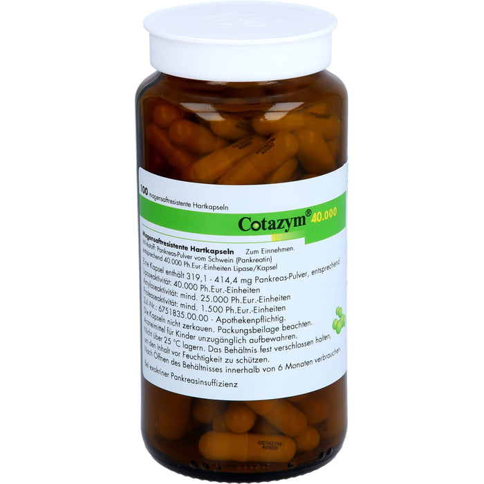 Cotazym® 40.000, Magensaftresistente Hartkapseln, 200 pcs. Capsules