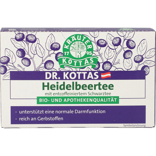 DR. KOTTAS Heidelbeertee Filterbeutel, 20 St. Filterbeutel
