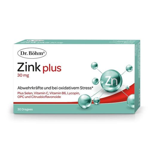 Dr. Böhm Zink plus 30 mg, 30 St. Dragees