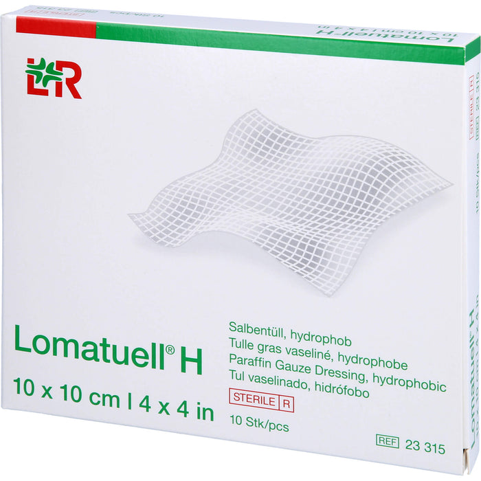 Lomatuell H 10x10cm, 10 pcs. dressing