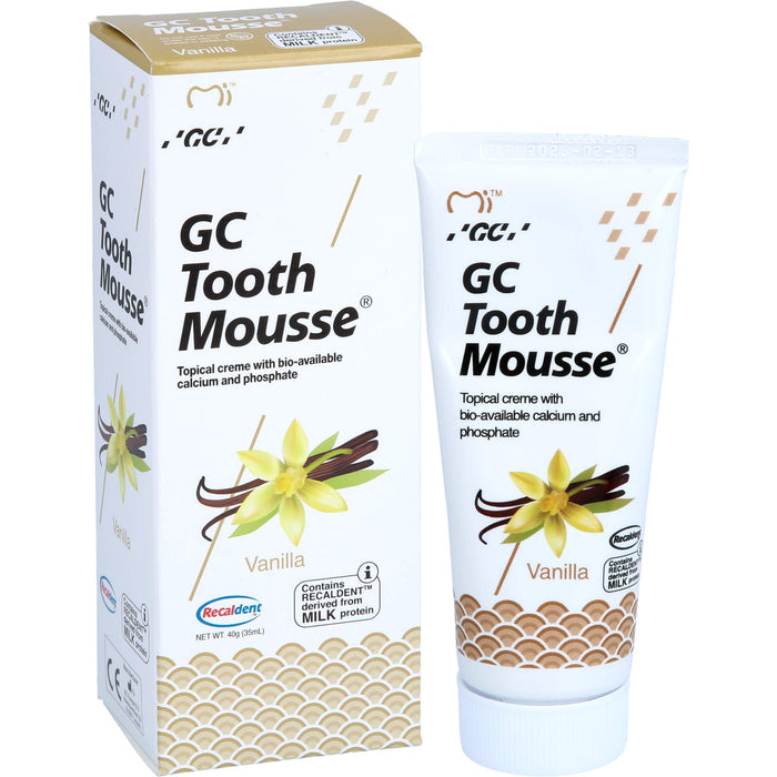 GC Tooth Mousse Vanille, 40 g Crème