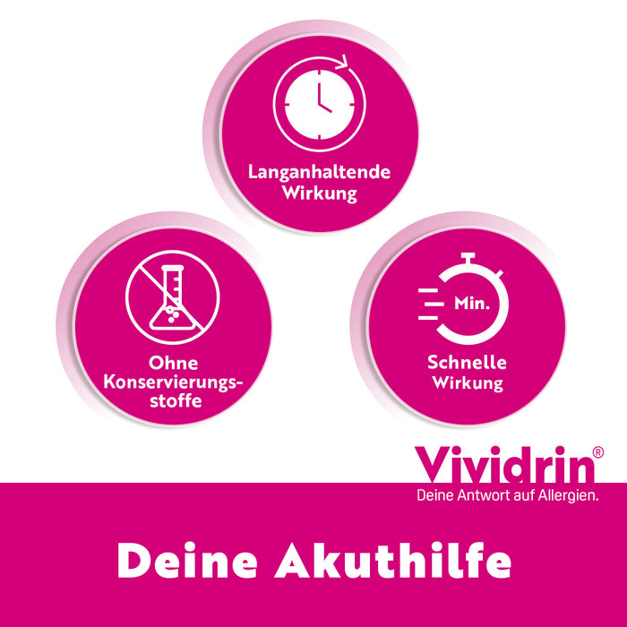 Vividrin Azelastin Nasenspray, 10 ml Solution