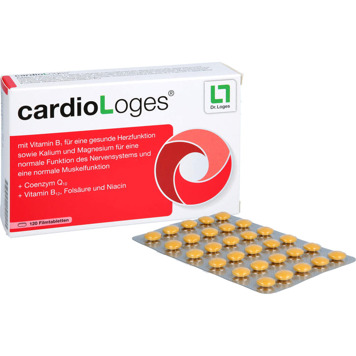 CardioLoges Tabletten für eine gesunde Herzfunktion, 120 St. Tabletten
