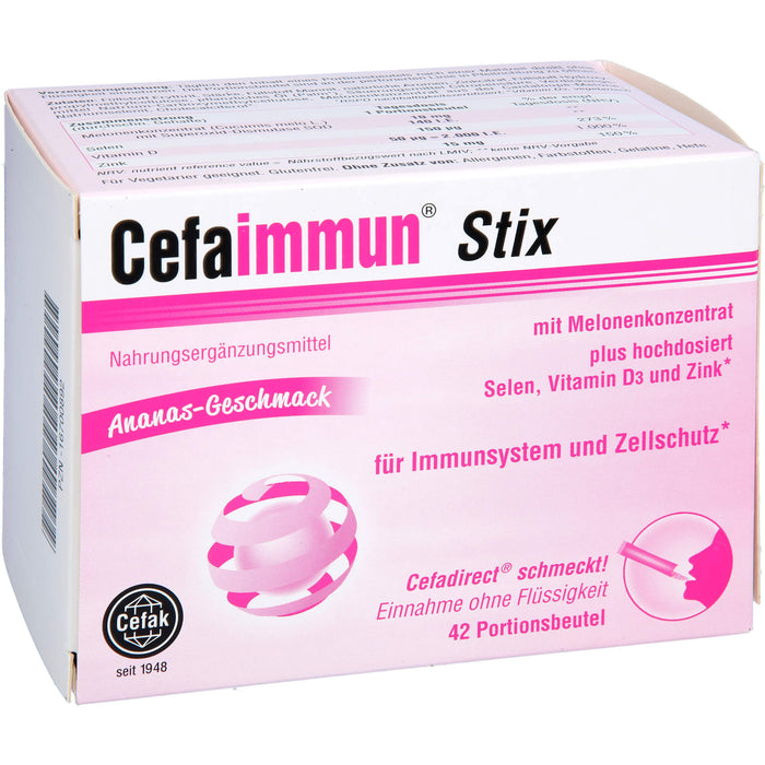 Cefaimmun Stix, 42 St GRA