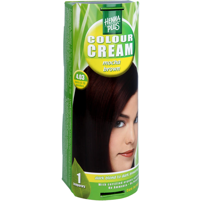 Hennaplus Colour Cream Mocha Brown 4,03, 60 ml Creme