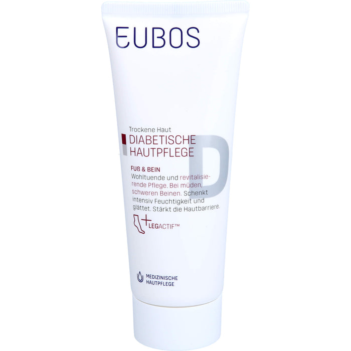 EUBOS Diabetische Haut Pflege Fuß + Bein, 100 ml Crème