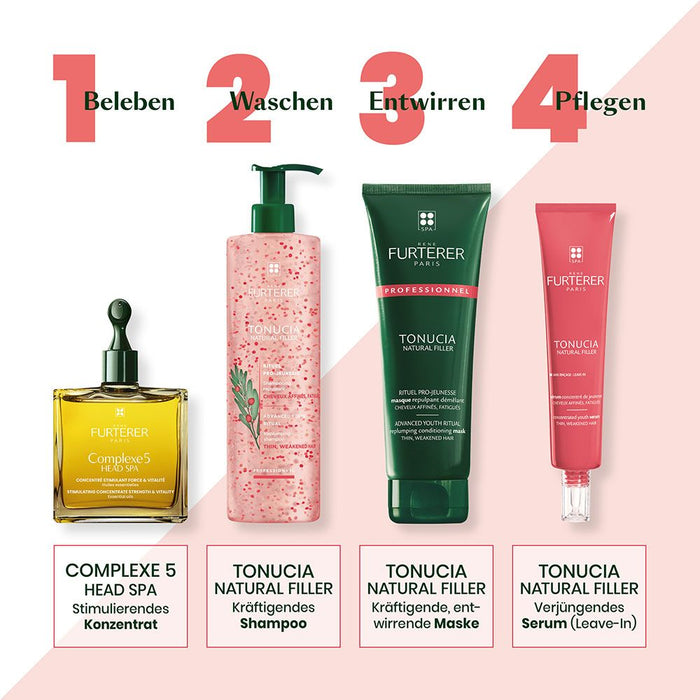 René Furterer Tonucia Natural Filler Shampoo, 600 ml Shampoing