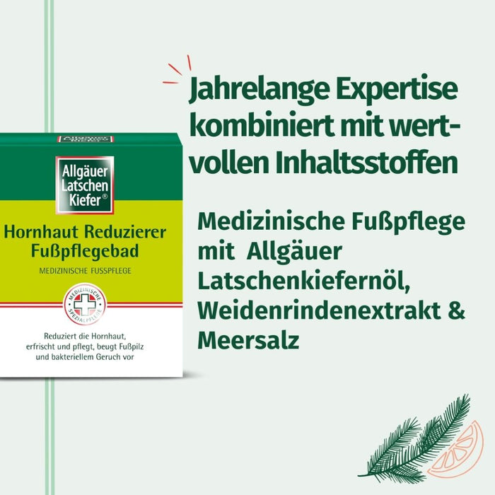 Allgäuer Latschenk.Hornhaut Reduzierer Fußpflege, 10 pcs. Sachets
