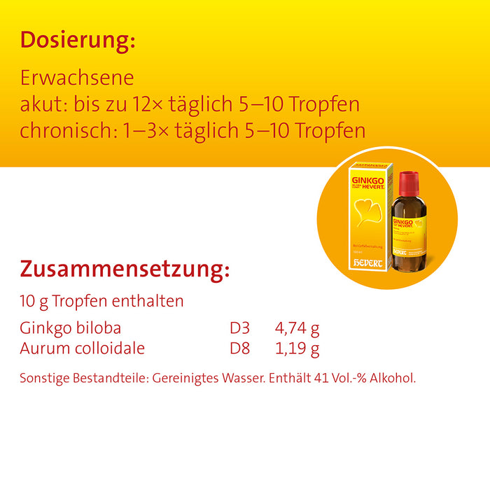 Ginkgo biloba comp. Hevert, 100 ml Solution