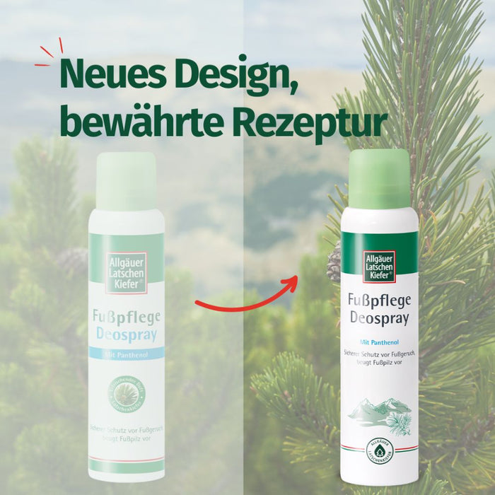 Allgäuer Latschenkiefer Fußpflege Deospray, 100 ml Solution