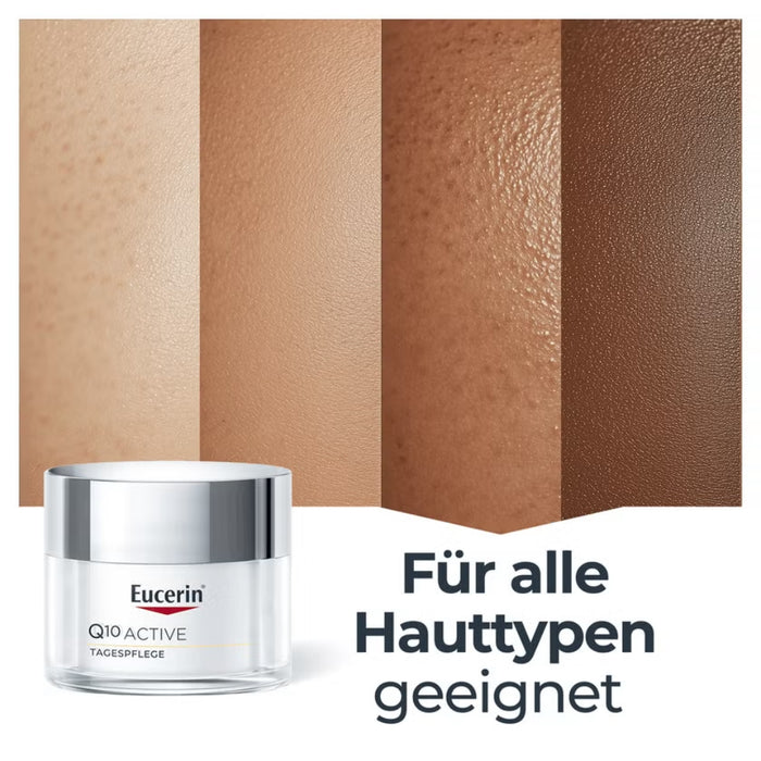 Eucerin Q10 Active für den Tag Anti-Faltenpflege für empfindliche Haut, 50 ml Creme