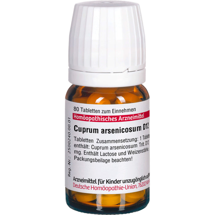 Cuprum arsenicosum D12 DHU Tabletten, 80 pcs. Tablets