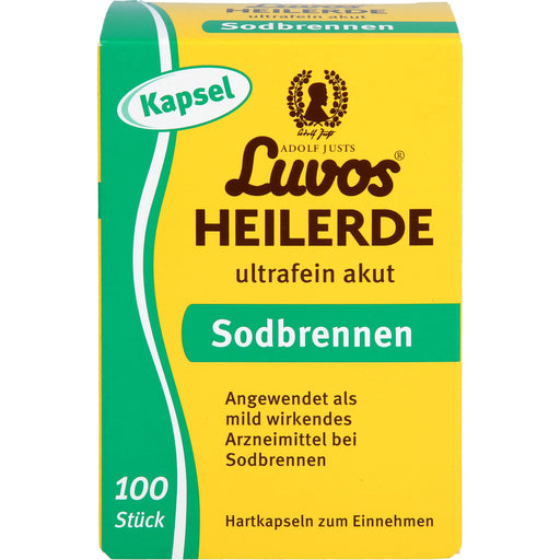 Luvos Heilerde ultrafein akut Kapseln bei Sodbrennen, 100 St. Kapseln