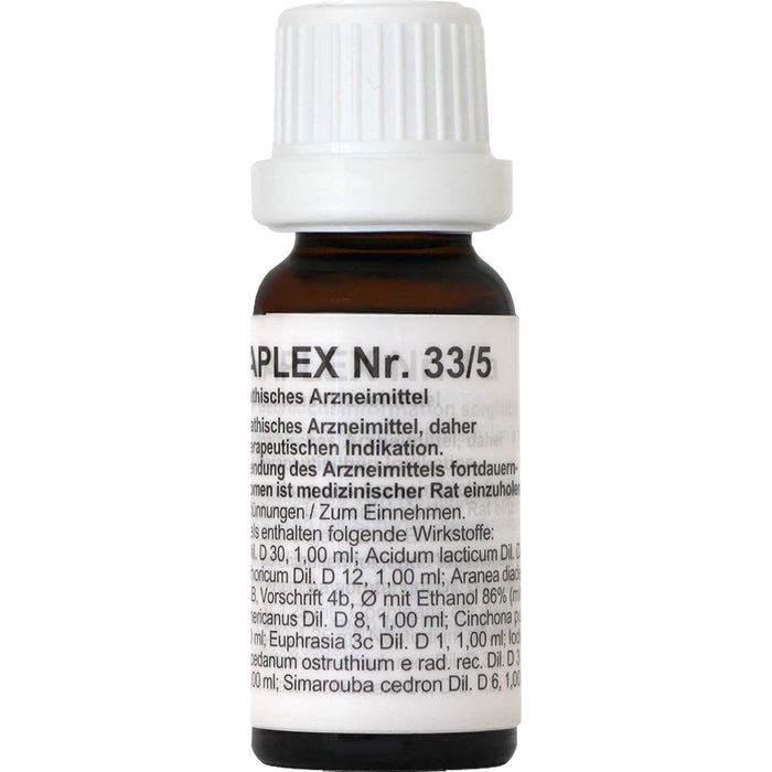 Regenaplex Nr.33/5 Tropfen, 15 ml Lösung