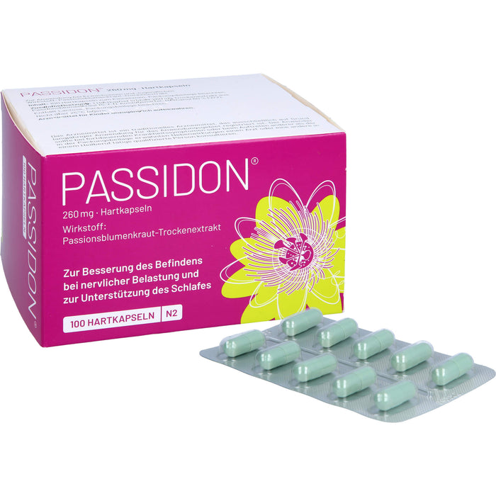 Passidon Kapseln zur Behandlung von nervösen Unruhezuständen, 100 pcs. Capsules
