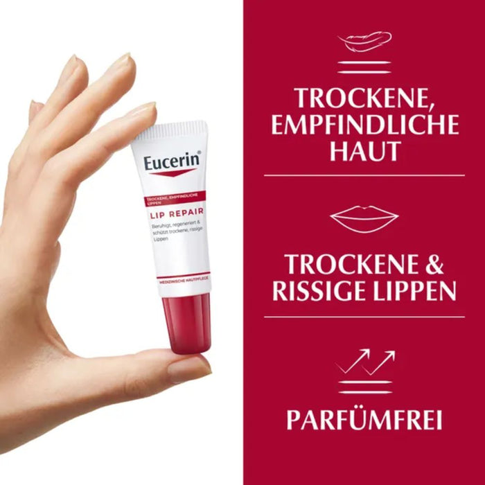 Eucerin pH5 Lip Repair Creme, 10 g Cream