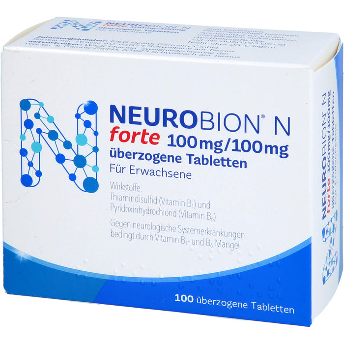 Neurobion N forte überzogene Tabletten, 100 pcs. Tablets