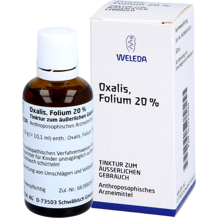 Oxalis Folium 20% äußerlich Weleda Tinktur, 50 ml TIN