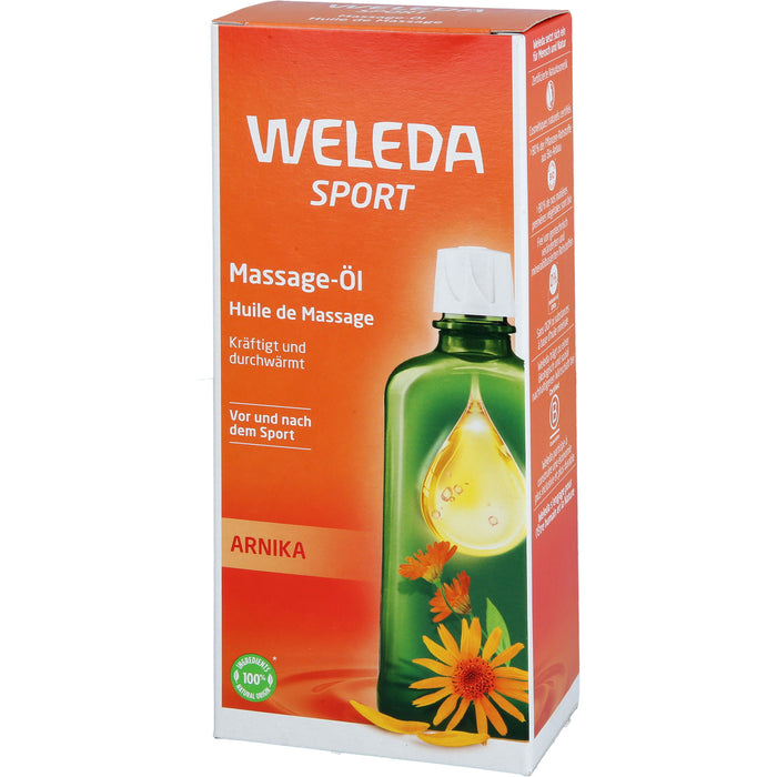 WELEDA Sport Massage-Öl Arnika kräftigt und durchwärmt, 200 ml Öl