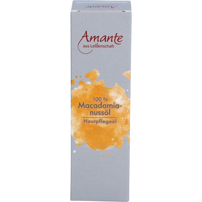 Macadamianussöl 100 % rein - Hautpflegeöl Amante, 100 ml OEL