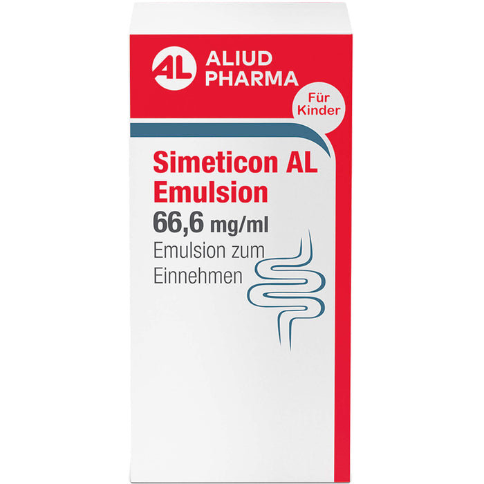 Simeticon AL Emulsion zur Linderung von gasbedingten Beschwerden und Dreimonatskoliken, 50 ml Lösung