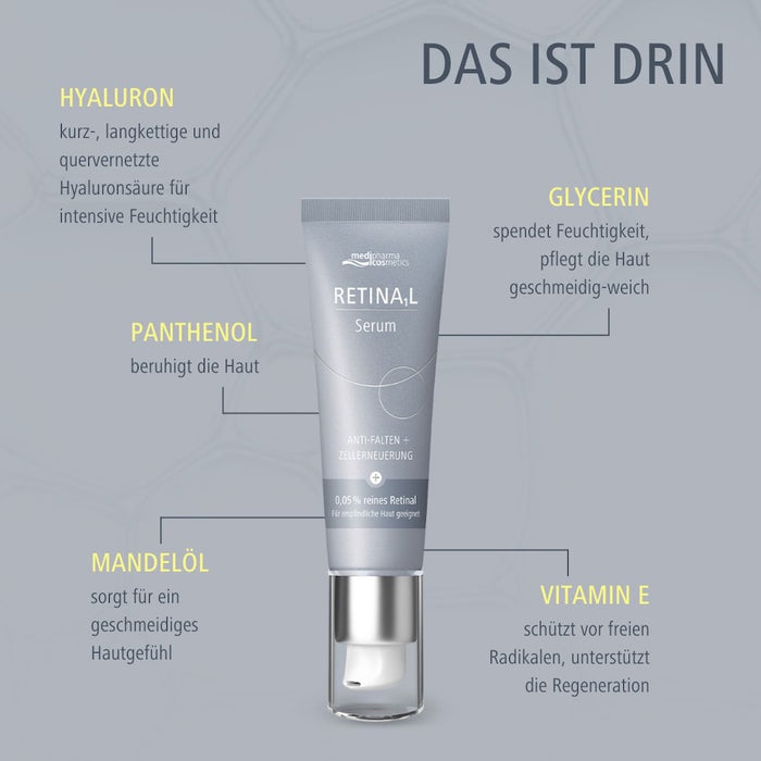 Retinal Serum mit 0,05% Retinal, 30 ml Creme