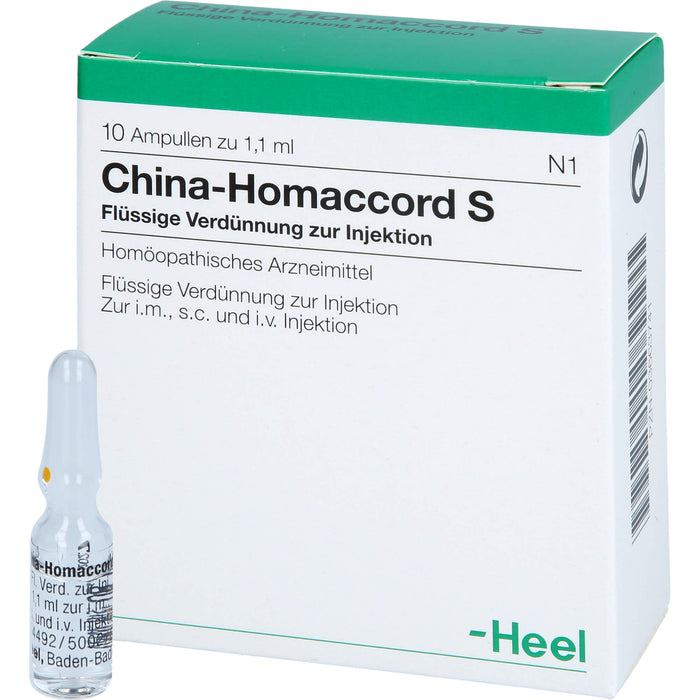 China-Homaccord  S Inj.-Lsg., 10 pc Ampoules