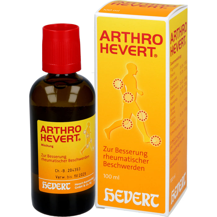 Arthro Hevert bei rheumatischen Schmerzen und eingeschränkter Beweglichkeit, 100 ml 