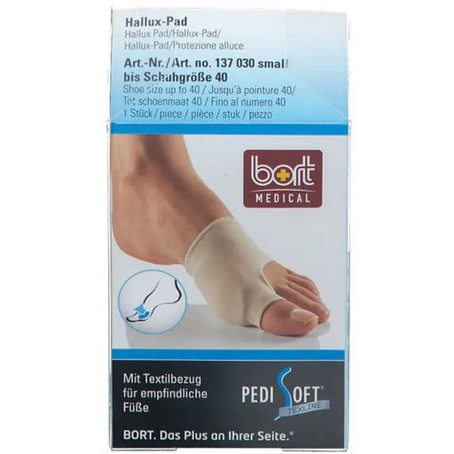 BORT PediSoft TexLine Hallux-Pad Gr. S bis Schuhgröße 40, 1 St. Zubehör