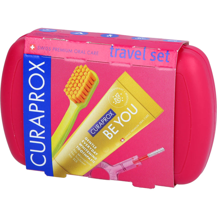Curaprox Travel-Set rot, 1 St