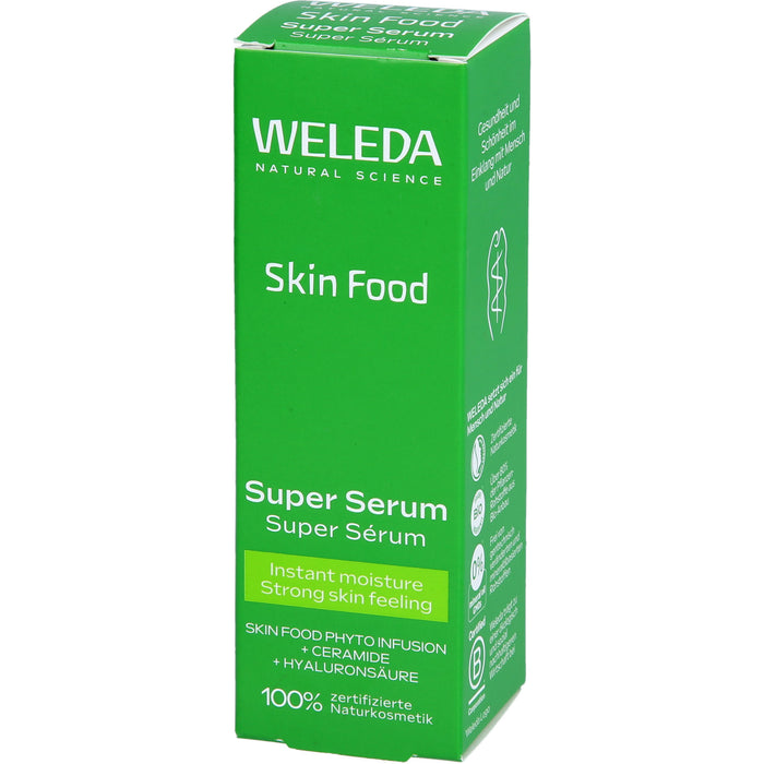 WELEDA Skin Food Super Serum für intensive Feuchtigkeit und einen strahlenden Glow, 30 ml Solution