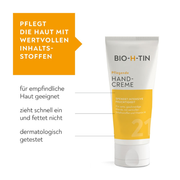 BIO-H-TIN Handcreme, 60 ml Cream