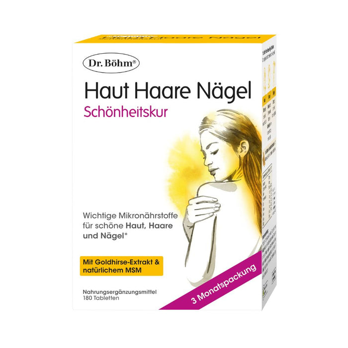 Dr. Böhm Haut Haare Nägel Schönheitskur, 180 St. Tabletten