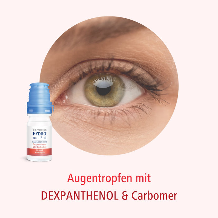 DR. THEISS Hydro med Red Augentropfen lindert Reizungen, 10 ml Solution