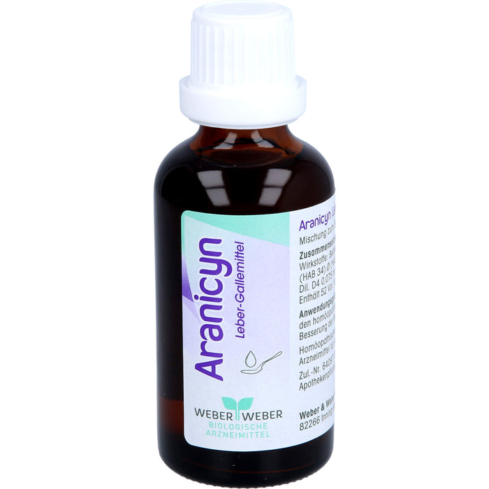 Aranicyn Leber-Gallemittel Mischung, 50 ml Solution