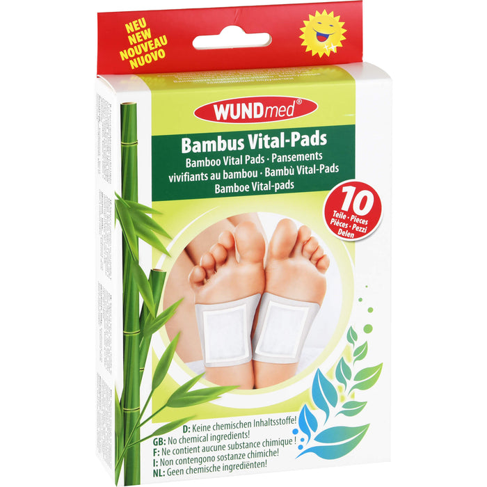 Bambuspflaster Vital-Pads Entgiftung+Vitalisierung, 10 pcs. Patch